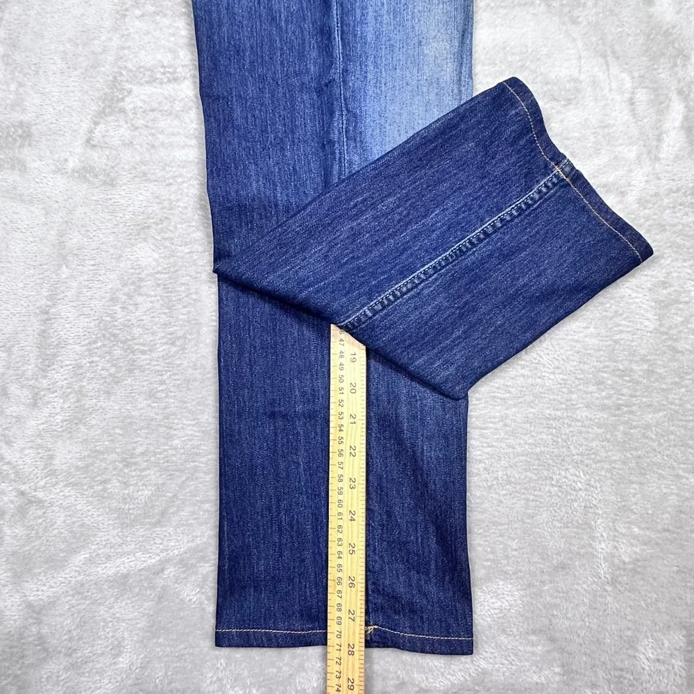 7 For All Mankind Slimmy Jeans Mens 33x28 Blue Straight Leg Japanese‎ Fabric